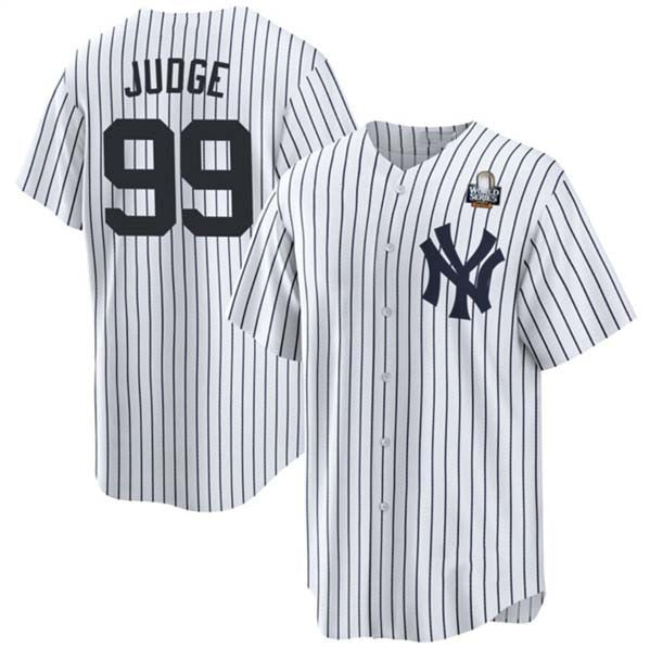 Custom #99 White 2024 NYY Baseball Shirt Top