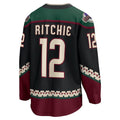Custom #12 Black Hockey Shirt Top