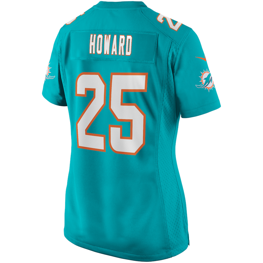 Custom #25 Aqua MIA Football Shirt Top