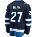Custom #27 Navy Hockey Shirt Top