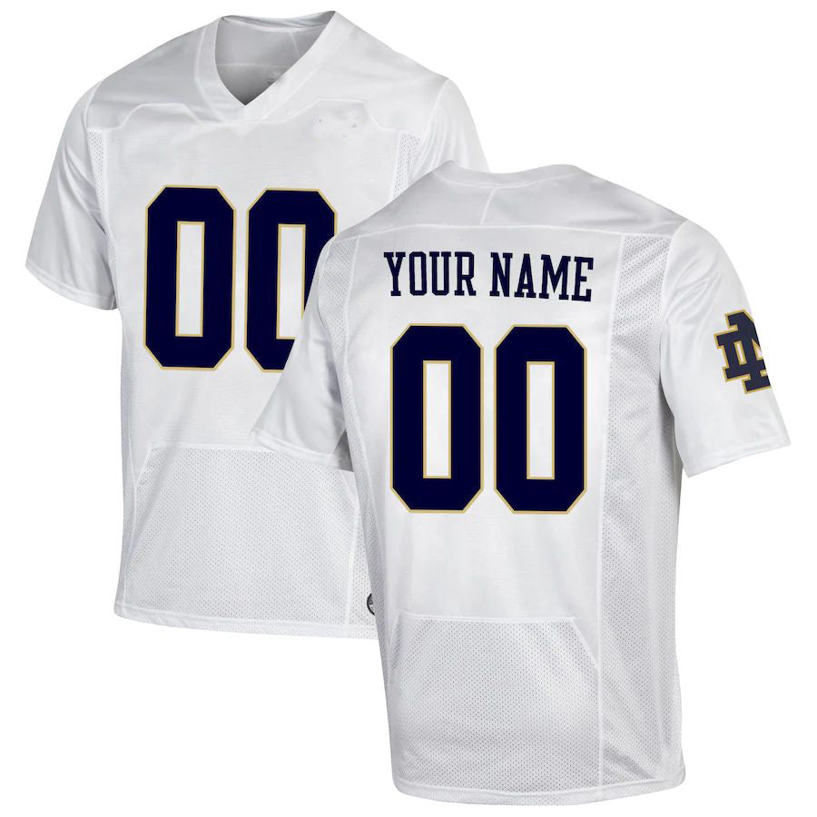 Custom White Football Shirt Top
