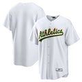 Custom White OAK Baseball Shirt Top