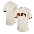 Custom Cream Baseball Shirt Top