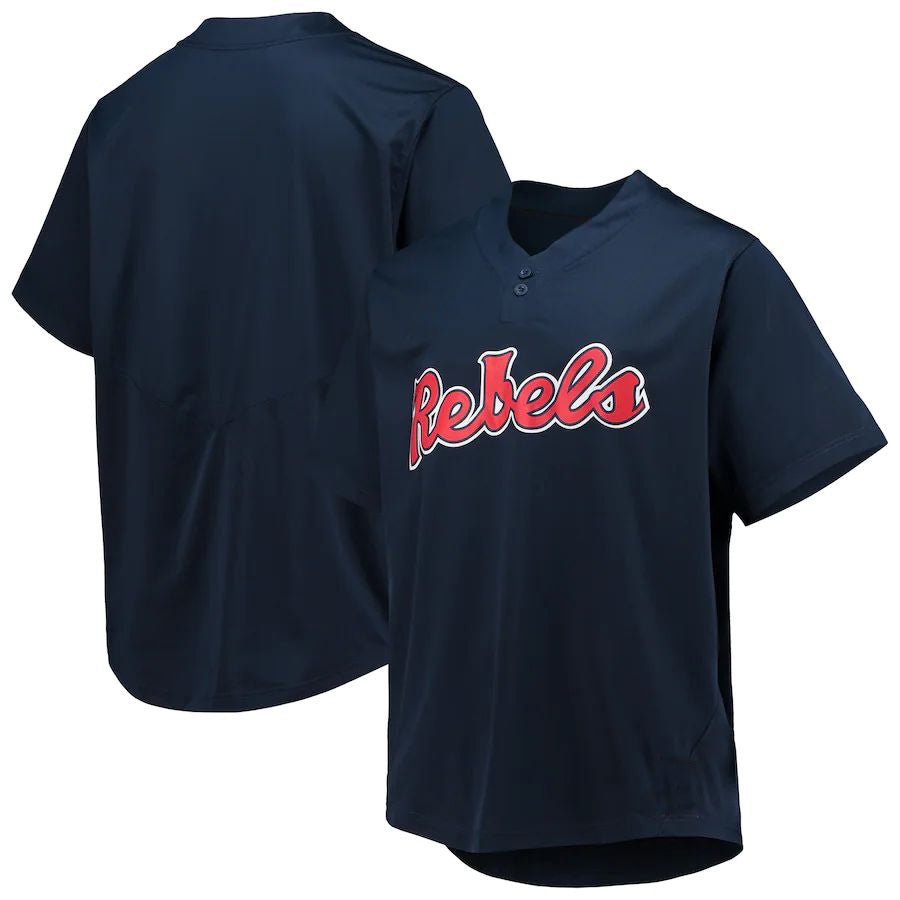 Custom Navy Baseball Shirt Top