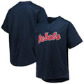 Custom Navy Baseball Shirt Top