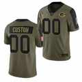 Custom Olive 2021 GB Football Shirt Top