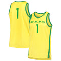 Custom #1 Yellow Basketball Shirt Top