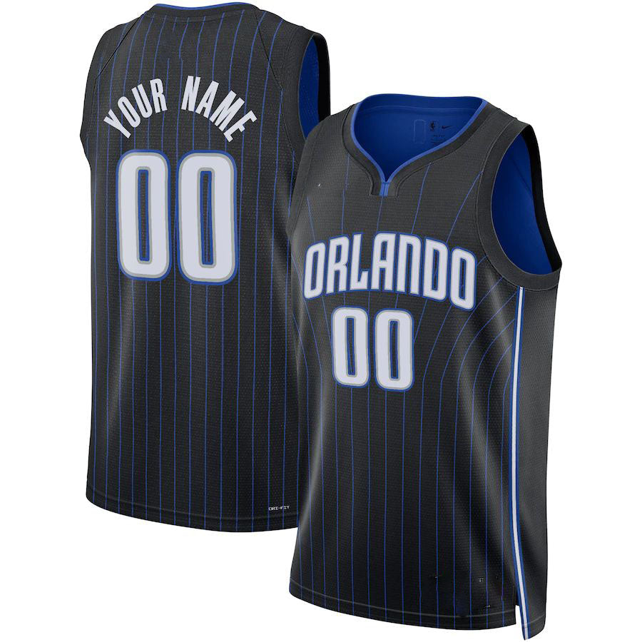 Custom #22 Black 2021 ORL Basketball Shirt Top