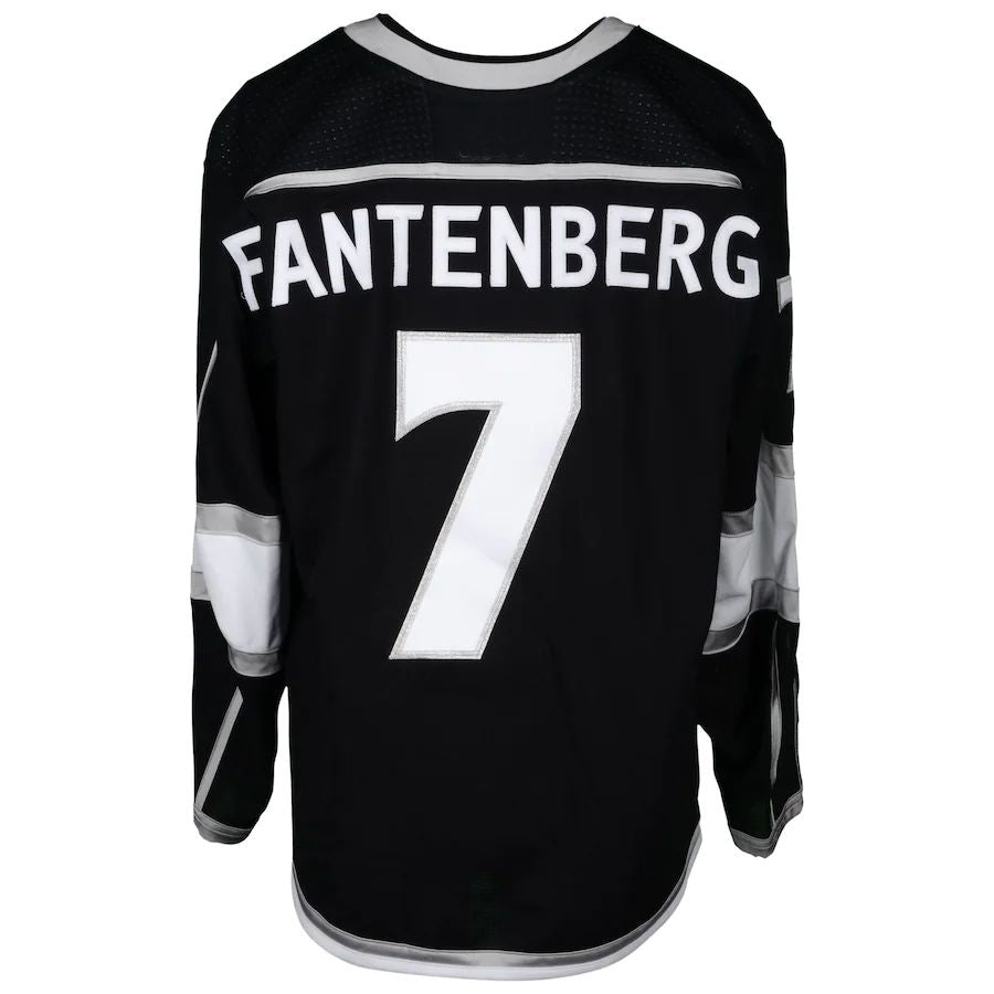 Custom #7 Black 2018 LAK Hockey Shirt Top