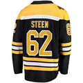 Custom #62 Black BOS Hockey Shirt Top