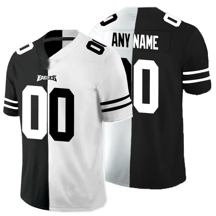 Custom Black PHI Football Shirt Top