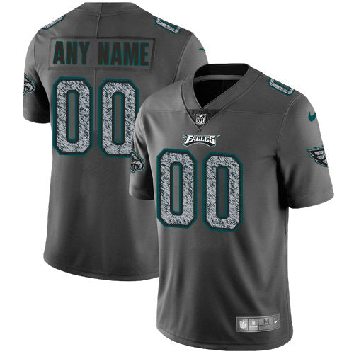 Custom Gray PHI Football Shirt Top