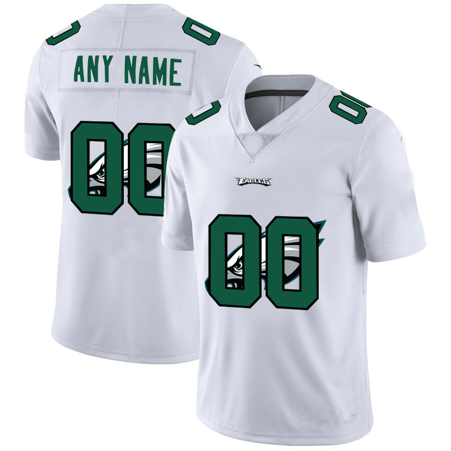 Custom White PHI Football Shirt Top