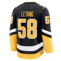 Custom #58 Black PIT Hockey Shirt Top