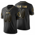 Custom #100 Black PIT Football Shirt Top
