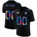 Custom Black 2020 PIT Football Shirt Top