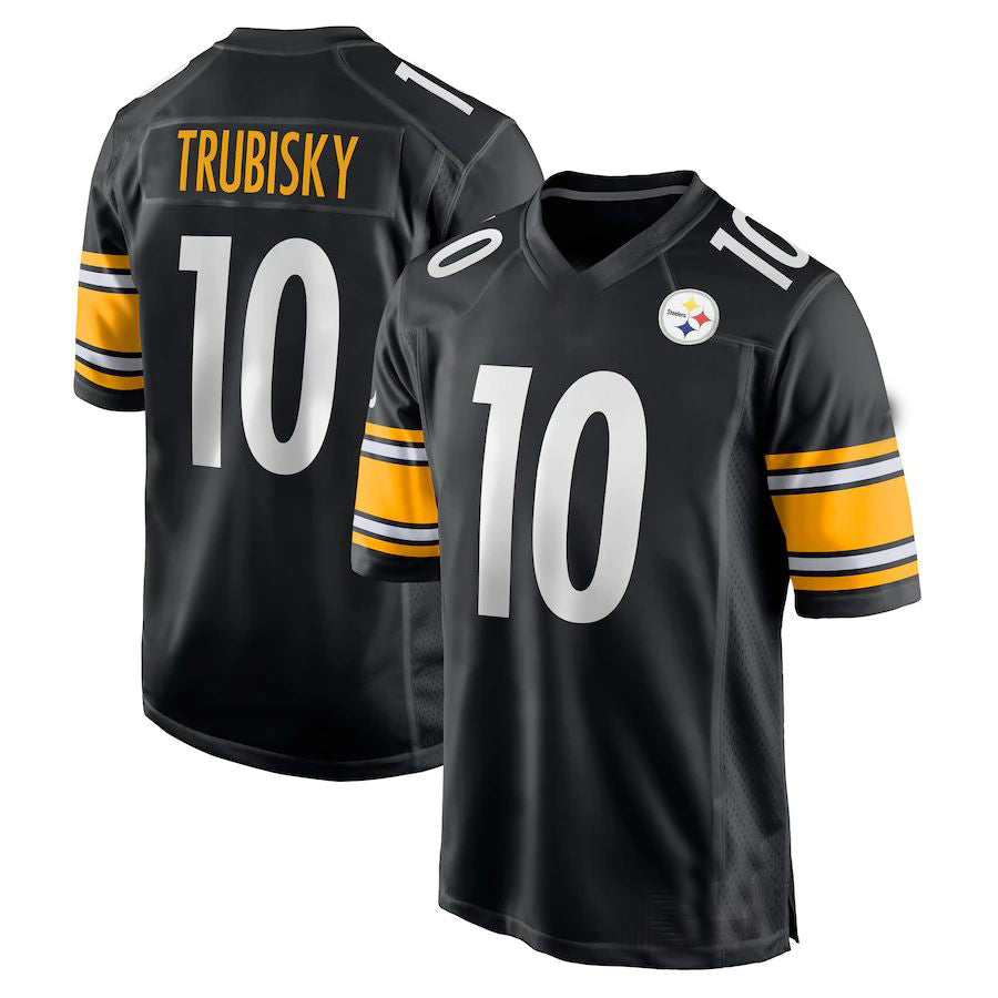 Custom #10 Black PIT Football Shirt Top