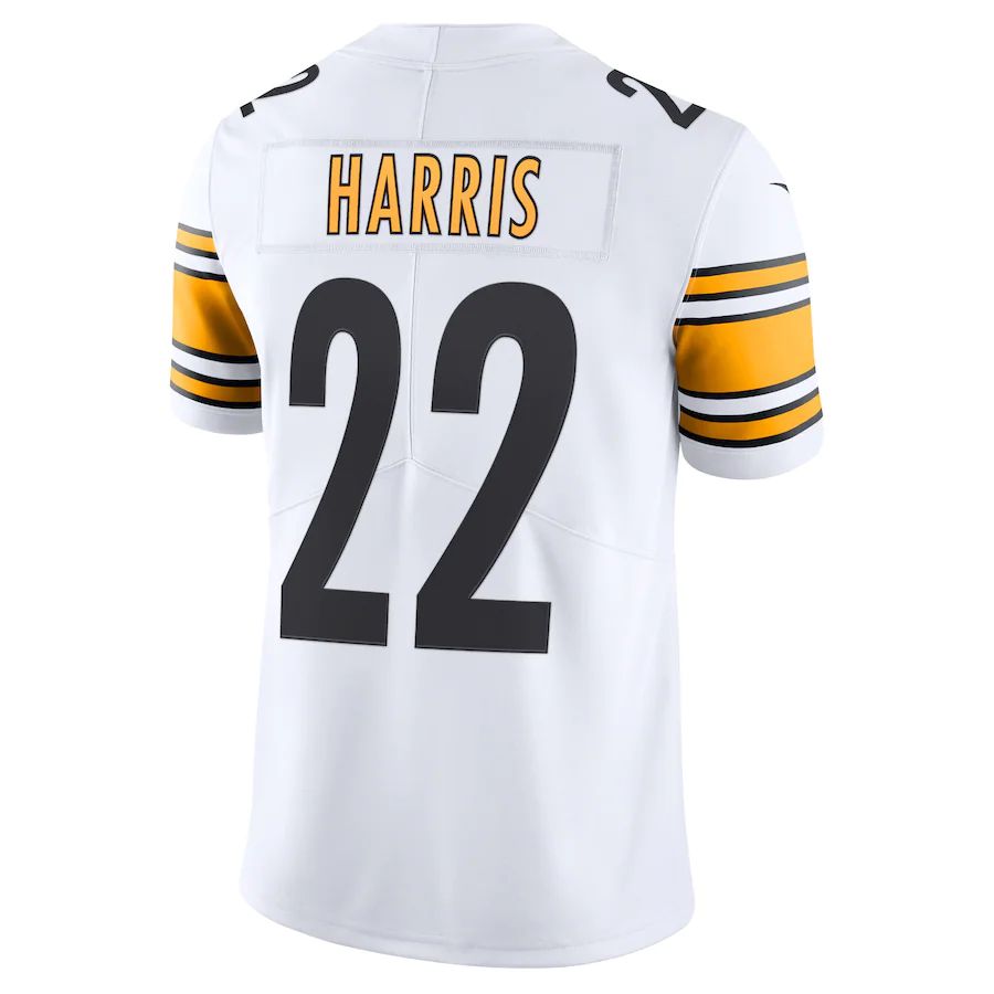 Custom #22 White PIT Football Shirt Top