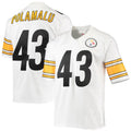 Custom #43 White 2005 PIT Football Shirt Top