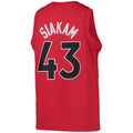 Custom #43 Red TOR Basketball Shirt Top