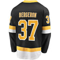 Custom #37 Black BOS Hockey Shirt Top