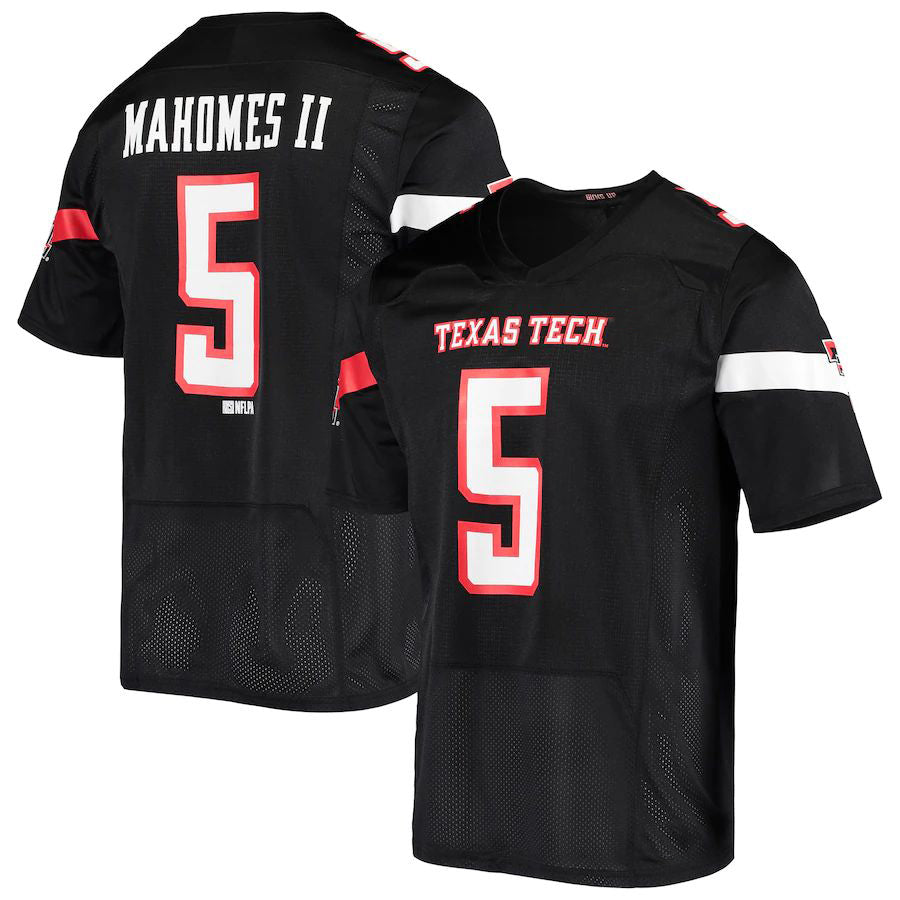 Custom #5 Black College Shirt Top