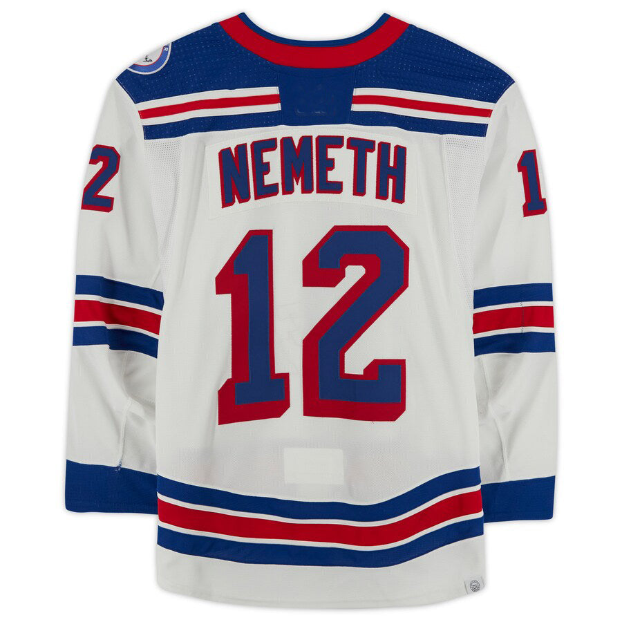 Custom #12 White Hockey Shirt Top