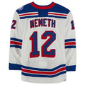 Custom #12 White Hockey Shirt Top