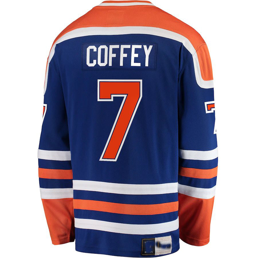 Custom #7 Blue EDM Hockey Shirt Top