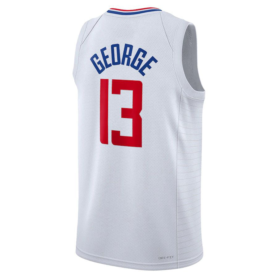 Custom #13 White 2022 LAC Basketball Shirt Top