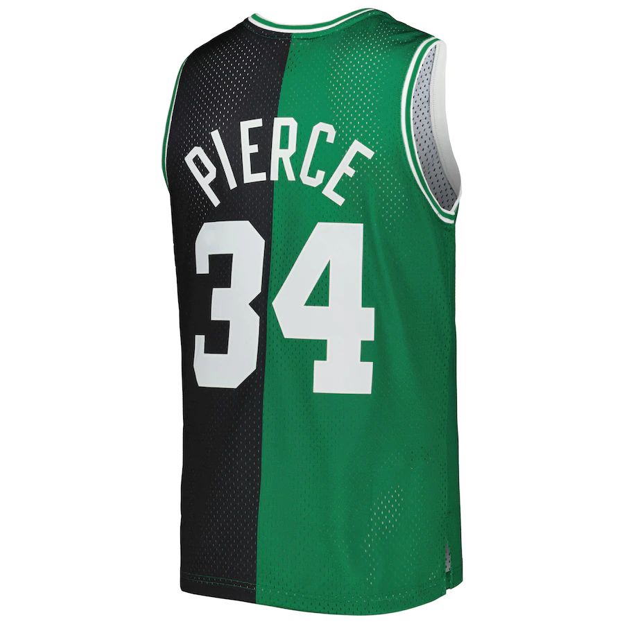 Custom #34 Black 2007 BOS Basketball Shirt Top