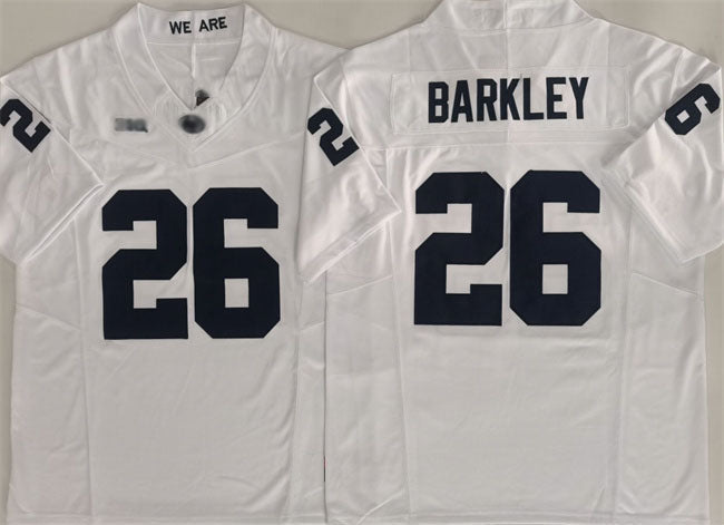 Custom #26 White 2024 College Shirt Top
