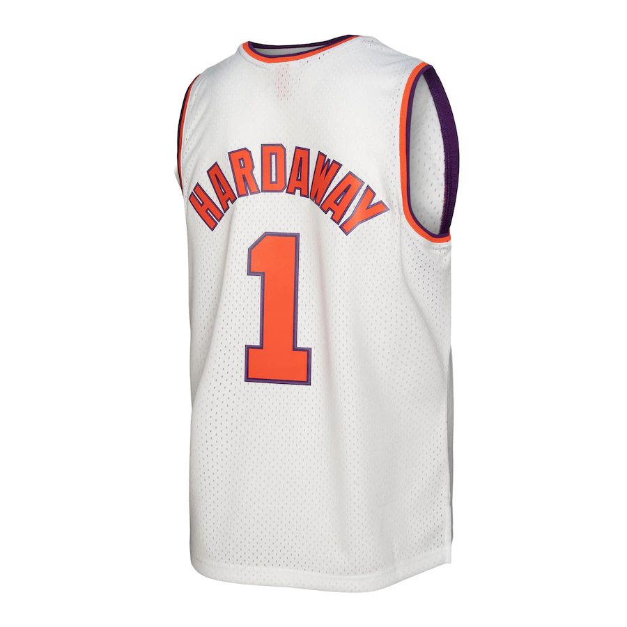 Custom #1 White 2002 PHX Basketball Shirt Top