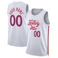 Custom #23 White 2022 PHI Basketball Shirt Top