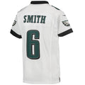 Custom #6 White PHI Football Shirt Top