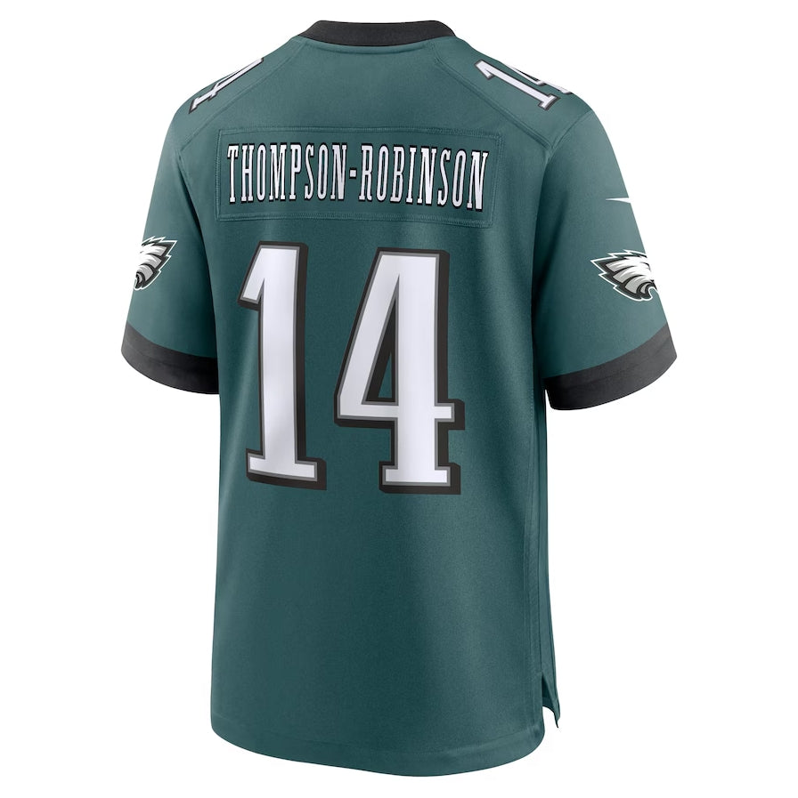 Custom #14 Midnight Green PHI Football Shirt Top