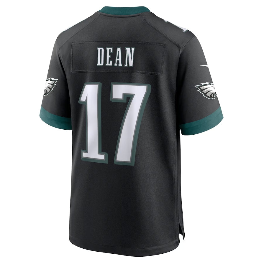 Custom #17 Black PHI Football Shirt Top