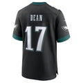 Custom #17 Black PHI Football Shirt Top