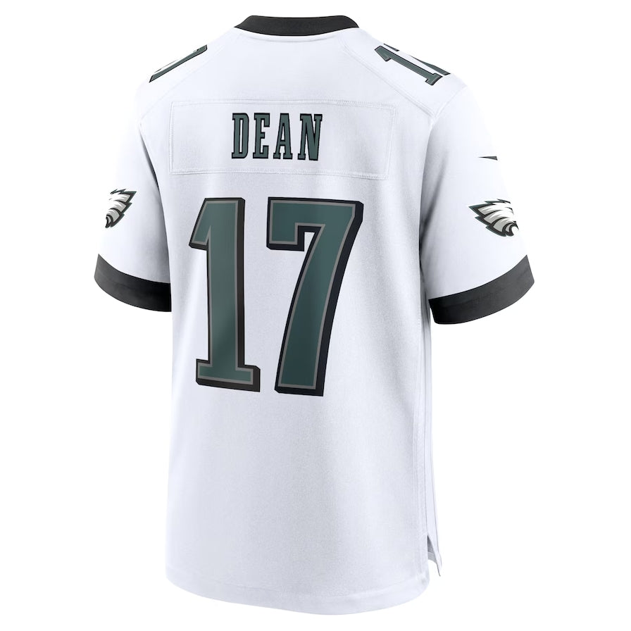 Custom #17 White PHI Football Shirt Top