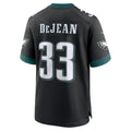 Custom #33 Black 2024 PHI Football Shirt Top