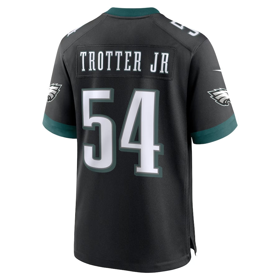 Custom #54 Black 2024 PHI Football Shirt Top