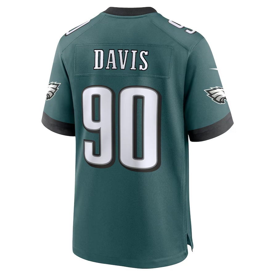 Custom #90 Midnight Green PHI Football Shirt Top