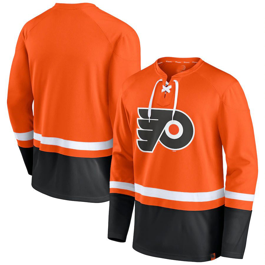 Custom Orange PHI Hockey Shirt Top