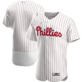 Custom White PHI Baseball Shirt Top