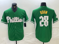 Custom #28 Green PHI Baseball Shirt Top