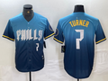 Custom #7 Blue 2024 City Connect PHI Baseball Shirt Top