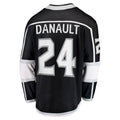 Custom #24 Black LAK Hockey Shirt Top