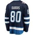 Custom #80 Navy Hockey Shirt Top