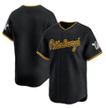 Custom Black PIT Baseball Shirt Top