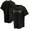 Custom Black PIT Baseball Shirt Top